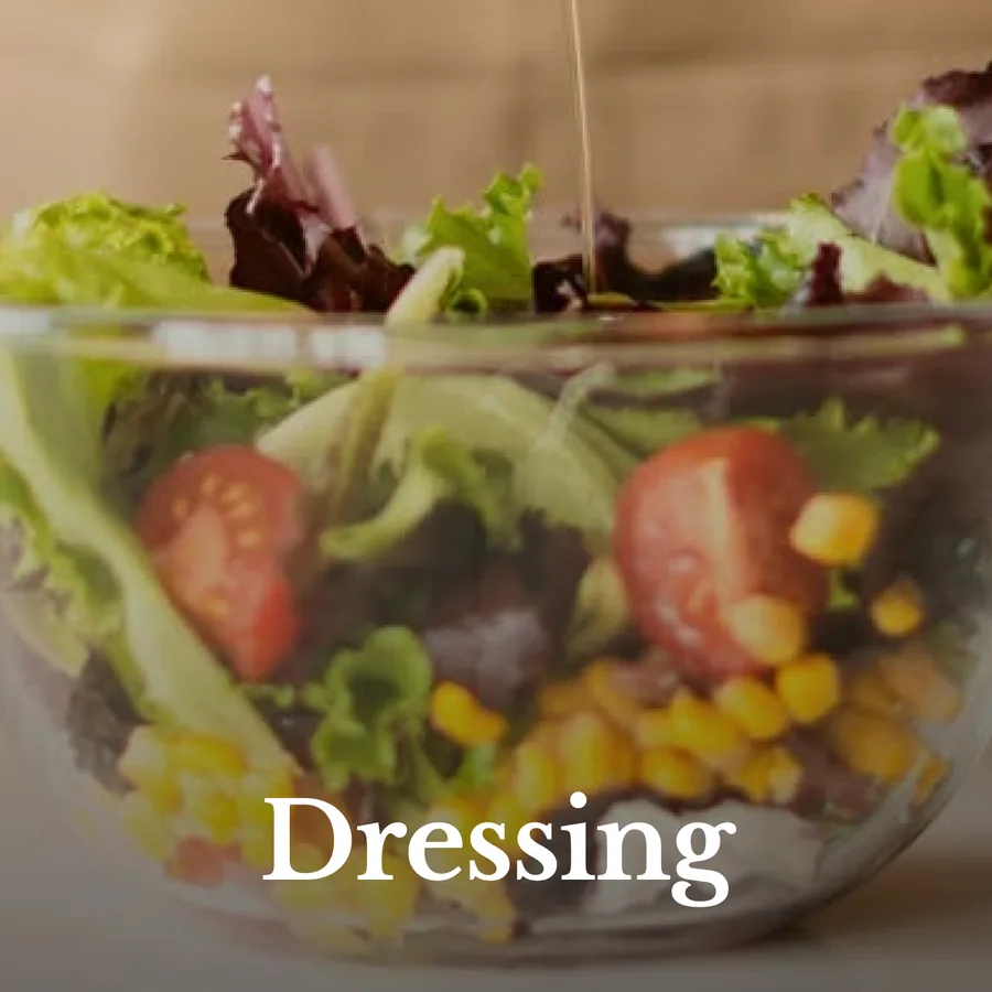 Salad dressing whisked with avocado oil